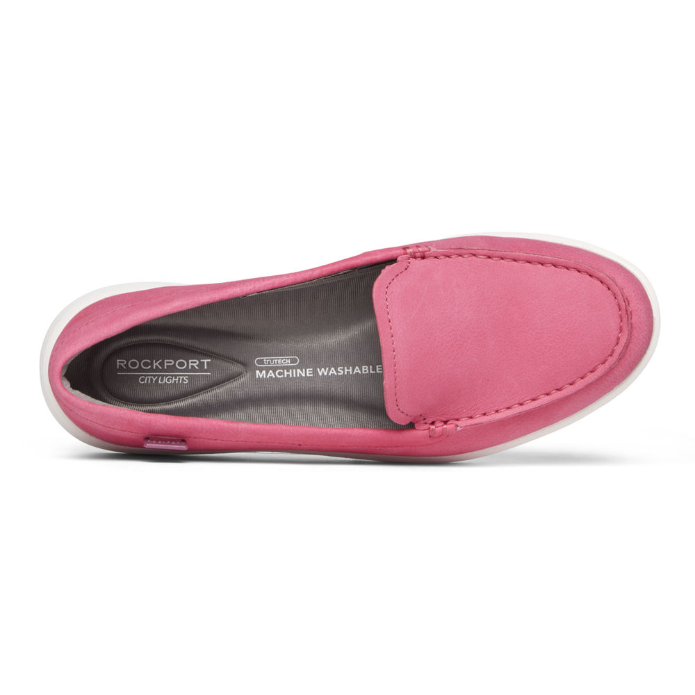 Rockport Singapore Womens Loafers - Ayva Washable Pink - VP6908751